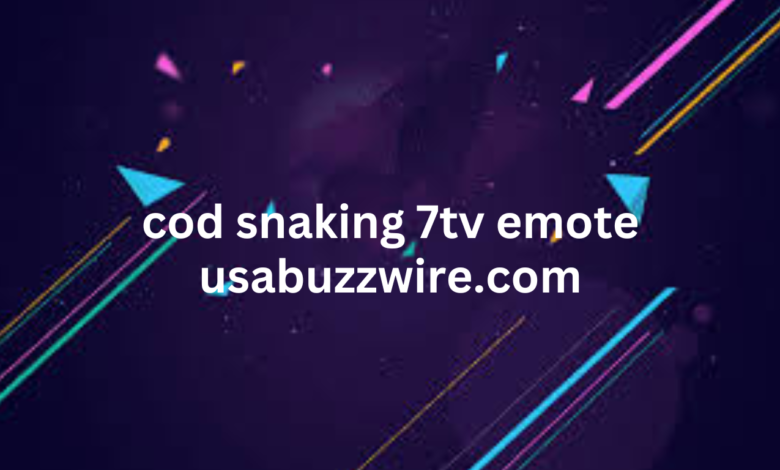 cod snaking 7tv emote