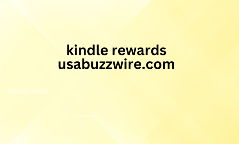 kindle rewards