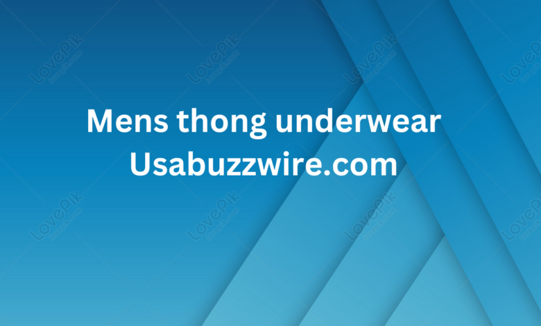 mens thong underwear