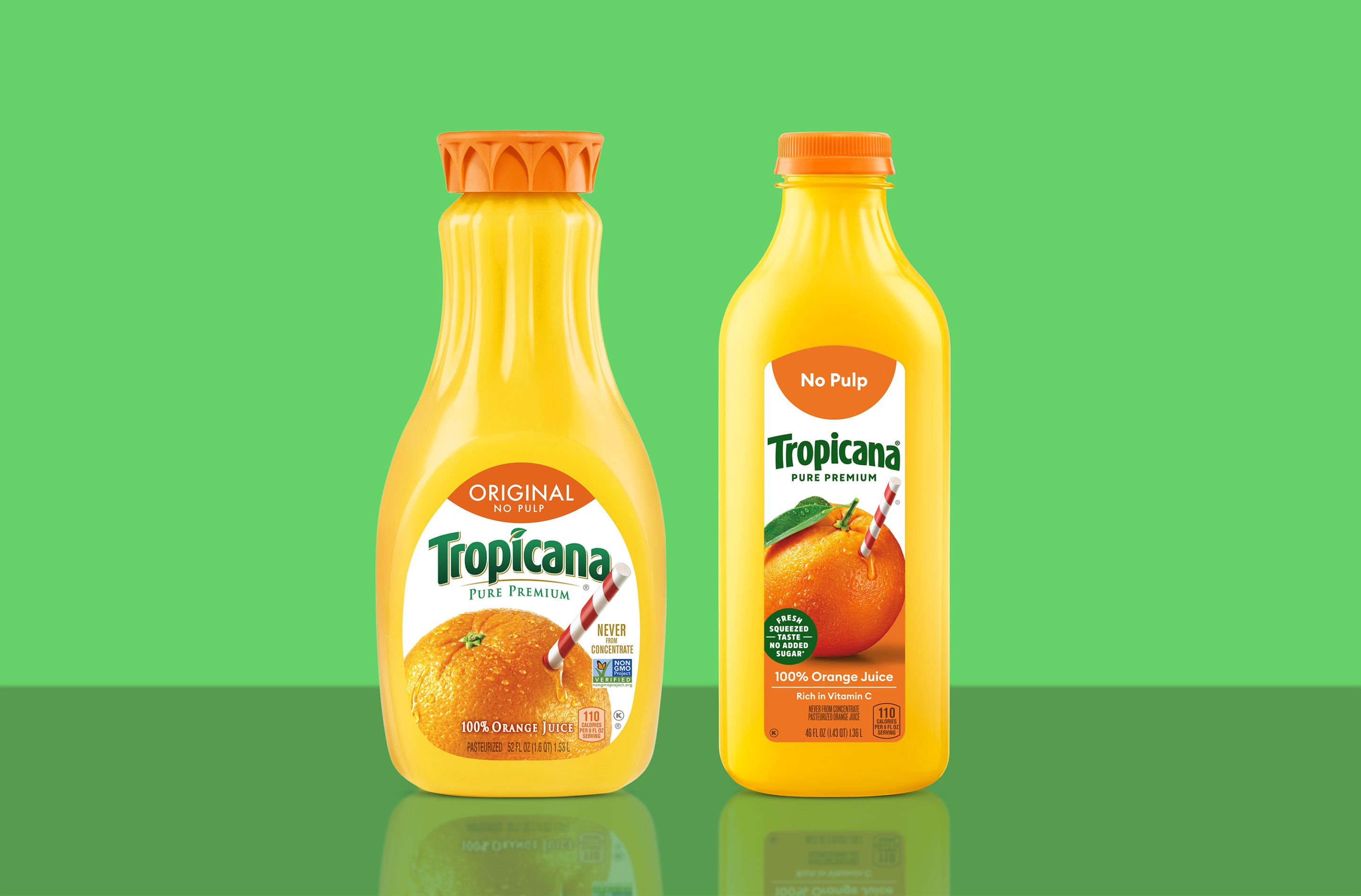 tropicana orange juice bottle